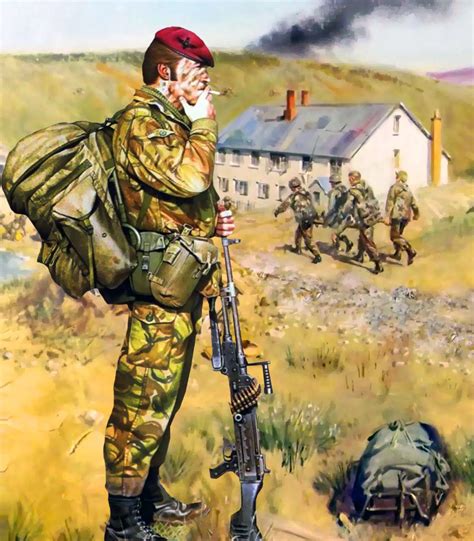 British Soldiers Falklands War British Army Uniform British Soldier
