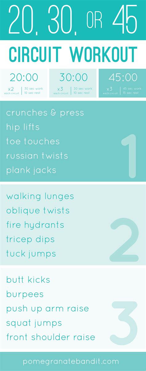 Workout Wednesday 20 30 Or 45 Minute Circuit Workout Circuit