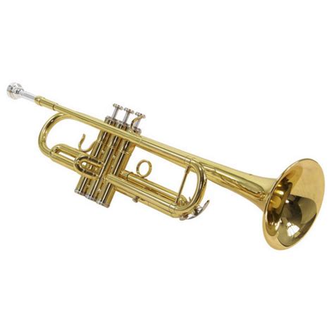 Student Trumpet by Gear4music, Gold - Ex Demo at Gear4music