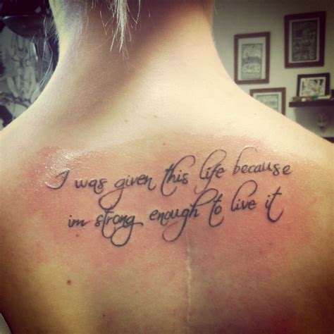 Meaningful tattoo | Unique quote tattoos, Meaningful tattoo quotes, Meaningful tattoos