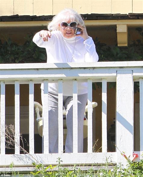 Doris Day Greets Fans From The Balcony Of Her 92nd Birthday Bash In Carmel Daily Mail Online