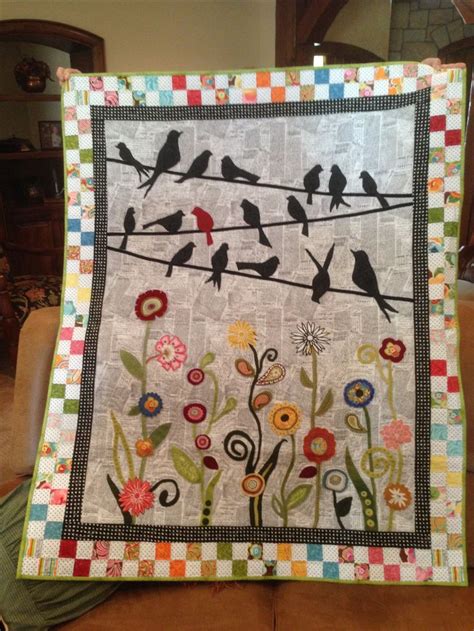 Bird Quilt Art Quilts Quilt Making