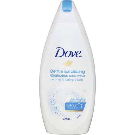 Dove Body Wash Gentle Exfoliating 375ml Woolworths