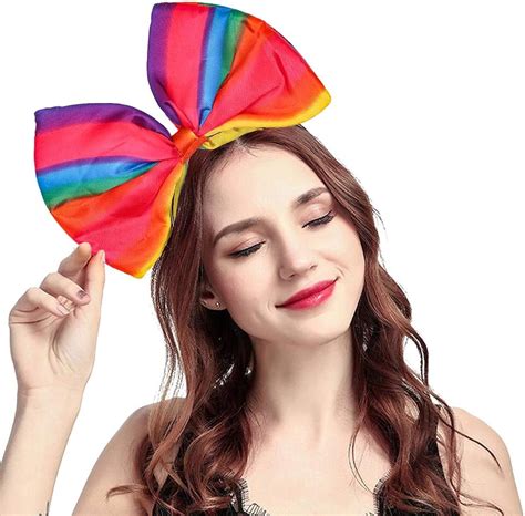 Amazon Com Ztl Women Huge Bow Headband Hairband Hair Hoop Costume