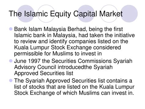 What are the islamic capital markets? PPT - Islamic Capital Market PowerPoint Presentation, free ...