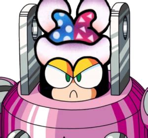 She is a cute character which is in pink and likes to play around. PlugJester's profile - Official TF2 Wiki | Official Team Fortress Wiki