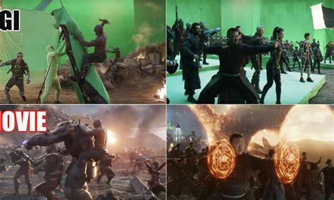 15 Cgi Photos From Marvel Movies Showing What Vfx Does