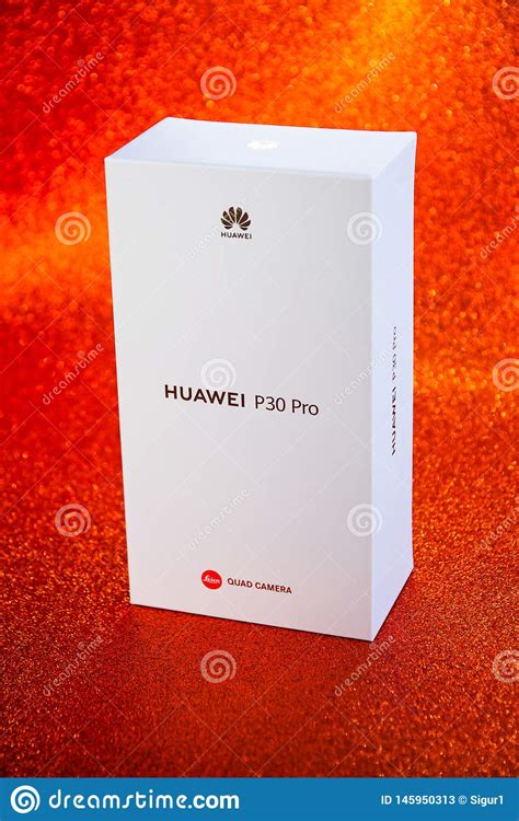 Huawei P30 Pro Smartphone Brand New In Its Original Box Editorial Stock