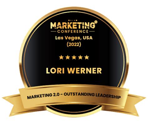 Lori Werner Was Awarded Marketing 20 Outstanding Leadership Award