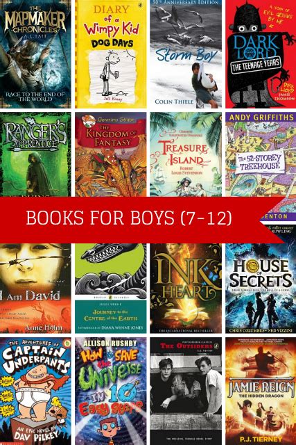 25 Top Books For Boys 7 12 Planning With Kids