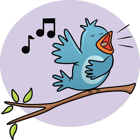 Best Bird Singing Illustrations Royalty Free Vector Graphics And Clip