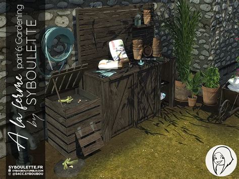 A La Ferme Cottage Gardening Cc Sims 4 Syboulette Custom Content For