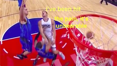 Blake Griffin Acts Like His Head Fell Off Gets Called For Charge
