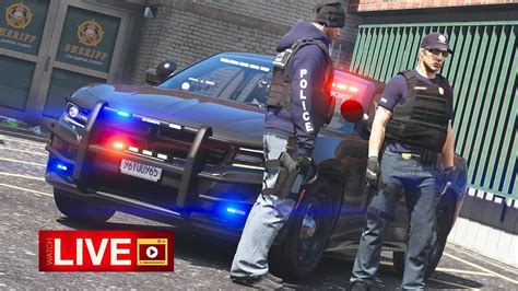 Gta 5 Lspdfr Live Undercover Police Patrol Unmarked Charger Youtube