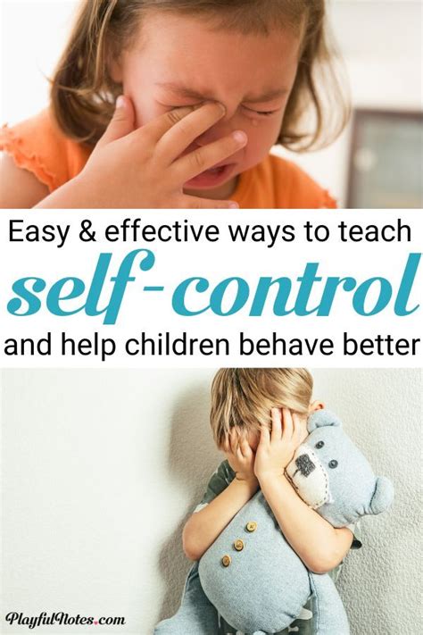 Self Control Activities For Kids Easy Ways To Teach Children How To