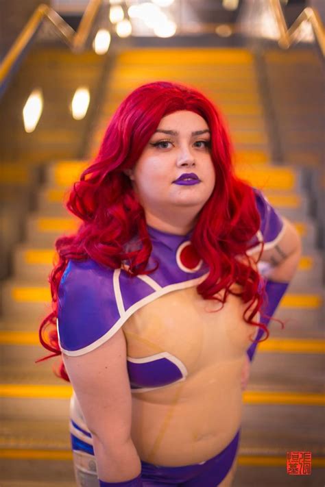 Food And Cosplay On Twitter Latex Starfire Cosplay By Crimson Snow