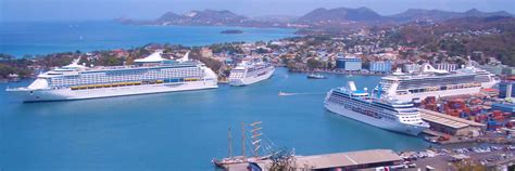 St Lucia Castries Cruise Port Guide Iqcruising