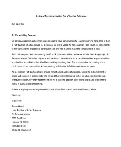 Read a sample reference and learn why it works. Recommendation Letter For Teacher Colleague 4 Ideas To ...
