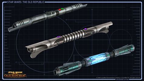 Swtor Concept Art These Dual Bladed Lightsabers Are As Unique As