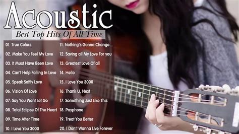 Ballad Acoustic Love Songs Collection Best Acoustic Guitar Cover Of