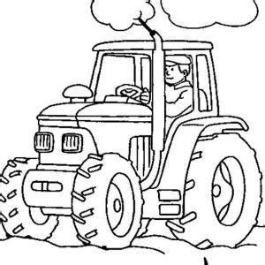 Farmer Working With Tractor Coloring Page | Tractor ... Farm tractor coloring page from tractors category.