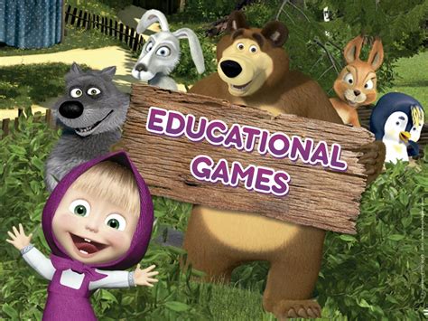 ‎masha And The Bear Games On The App Store Masha And The Bear Bears Game Educational Games