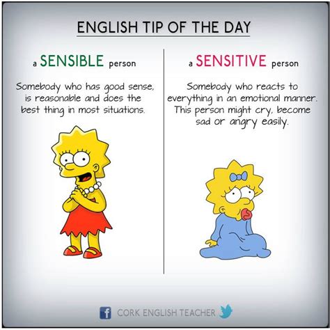 Think About It Difference Between Sensitive And Sensible