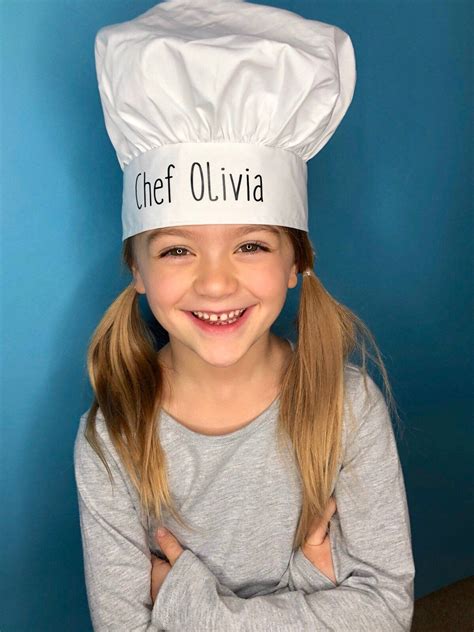 Kids Chef Hat Personalized Chef Hat For Kid Kids Costume