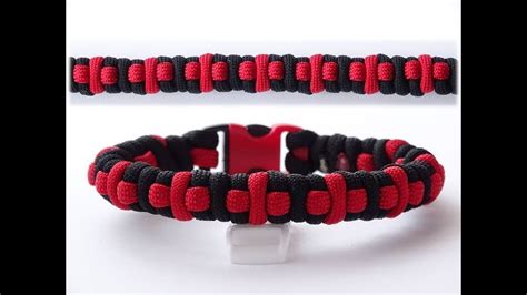 Collection by lucia karina davison • last updated 6 weeks ago. How to Make a "Cross Pattern" 2 Strand Round Braid Paracord Bracelet - CBYS … | Paracord ...