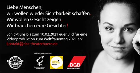 Der internationale frauentag ist auch bekannt als weltfrauentag und (internationaler) frauenkampftag. Theater Schauspiel Aachen - Das Theaterbüro