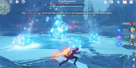 Genshin Impact How To Defeat The Cryo Hypostasis