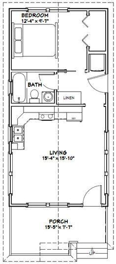 Image Result For 12 X 24 Cabin Floor Plans Tiny House Floor Plans