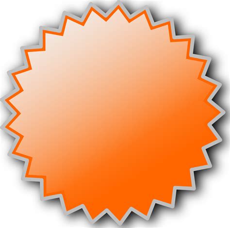 Unlimited large tiles over 300px x 300px* and pattern area graphics can be obtained via the new license plans. OnlineLabels Clip Art - Basic Starburst Badge
