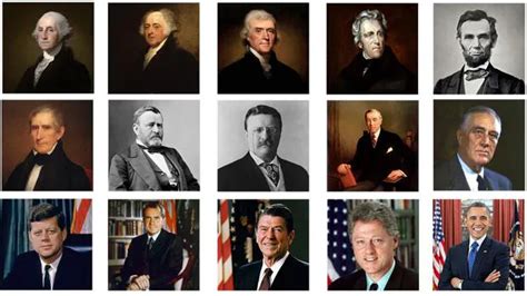 Los 45 Presidentes De Estados Unidos