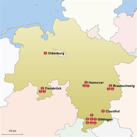 Stepmap Niedersachsen Landkarte Für Deutschland