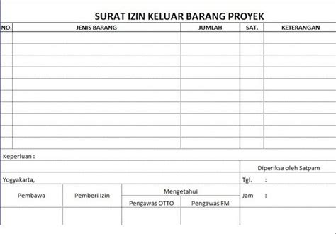 Contoh Form Keluar Masuk Barang / Lakukan 6 Cara Sederhana Ini Untuk