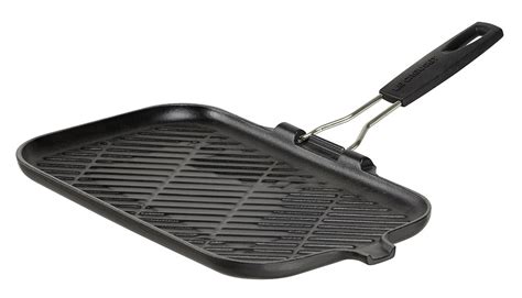 Eine grillpfanne aus gusseisen ist robust und langlebig. Le Creuset Steakgrillpfanne Rechteckig Gusseisen Schwarz ...