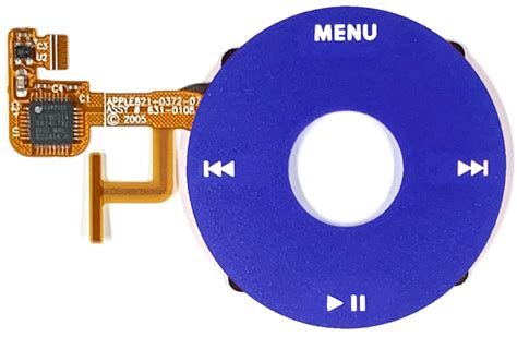 Blue Click Wheel Flex For Apple Ipod Video Elite Obsolete Electronics