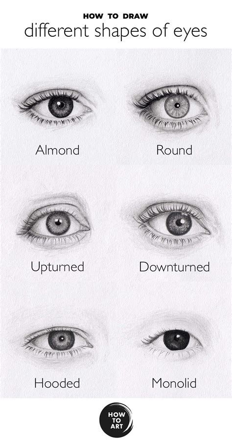 How To Draw Different Shapes Of Eyes How To Portrait
