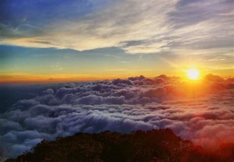 Foto Sunset Di Gunung Senja Di Gunung Gunung Original Posted By