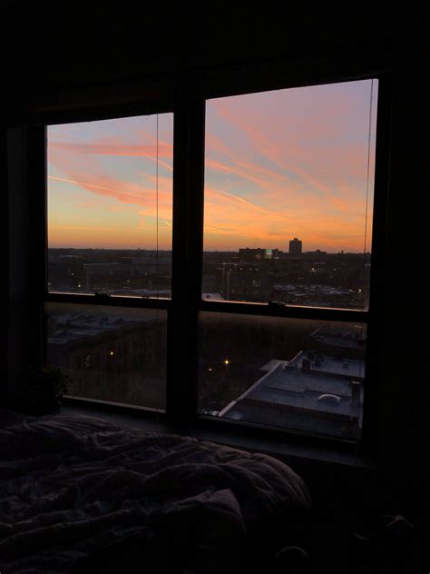 Sunset Sky Aesthetic Window View Aesthetic Wallpapers
