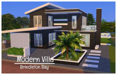 Modern Villa The Sims 4 No Cc Sims House Plans Sims House Sims