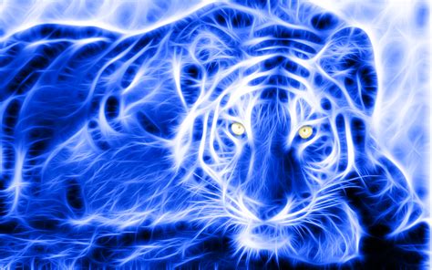 Blue Fire Tiger Wallpapers Top Free Blue Fire Tiger Backgrounds