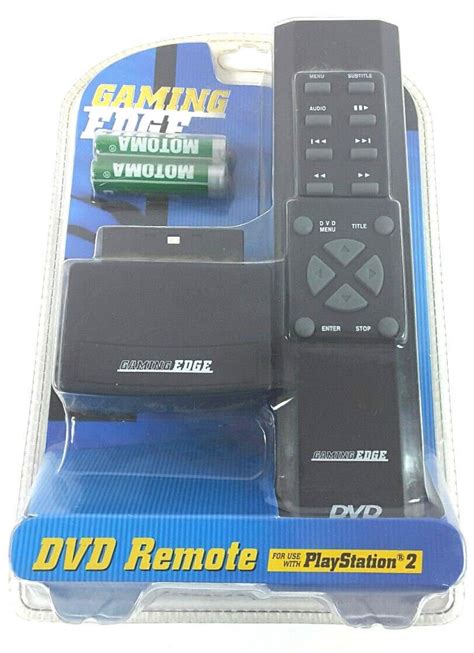 New Gaming Edge Universal Playstation 2 Ps2 Dvd Remote