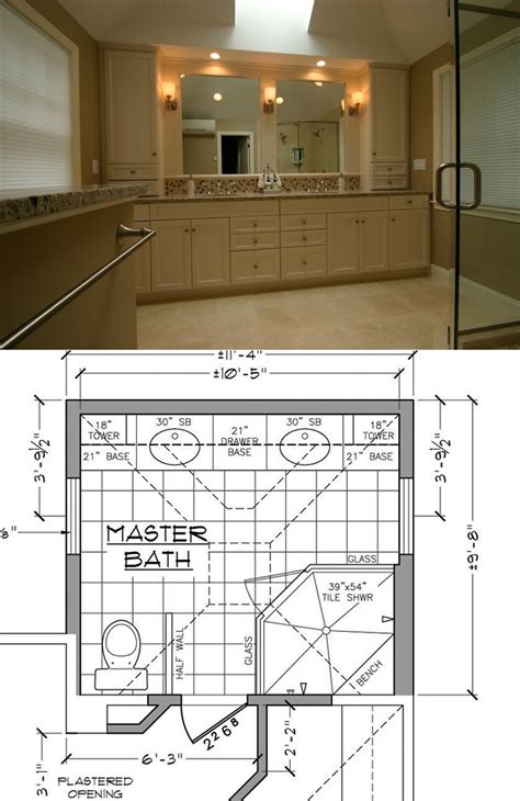 Modern Master Bathroom Floor Plans Image To U