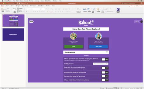 Powerpoint Tutorial Host Kahoots Directly From Powerpoint Kahoot