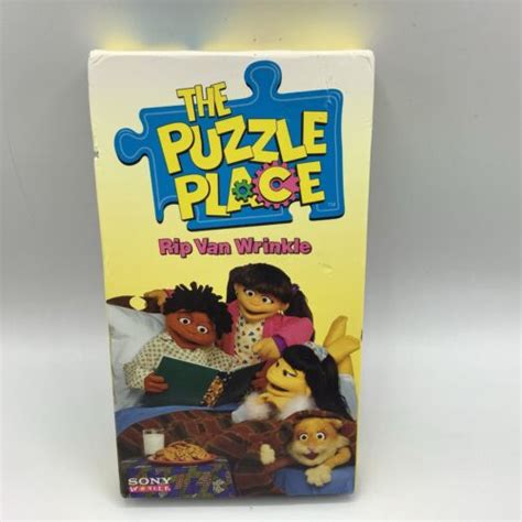 The Puzzle Place Rip Van Wrinkle Vintage Vhs 1994 Sony Kiki Leon Julie