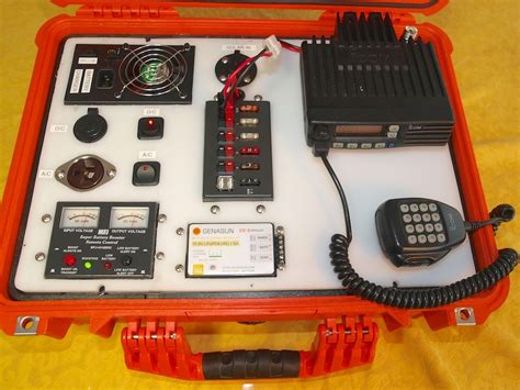 Not only can this little wonder keep you in touch with friends and family, but it can charge usb and 12vdc devices as well. PORTABLE GO-KIT RADIO STATION ...