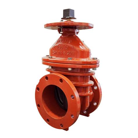 Post Indicator Valve 4 12 Flanged Ends Mueller Co Water Products