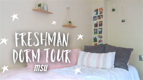 College Dorm Room Tour Michigan State University Holmes Hall Youtube
